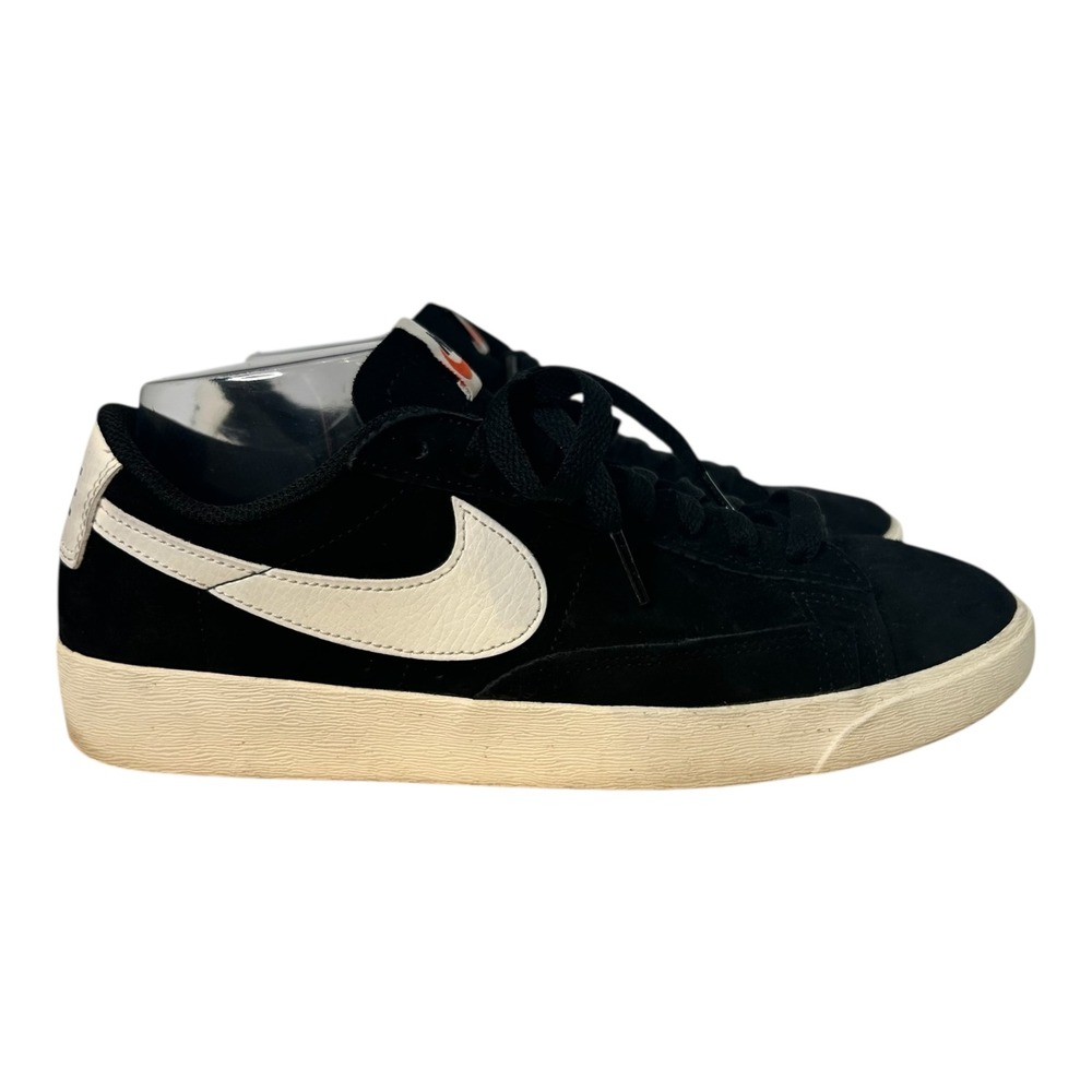 Nike Blazer Low SD Black Suede White Swoosh Women's Shoes Size 8.5‎ AV9373-001 - Picture 5 of 9